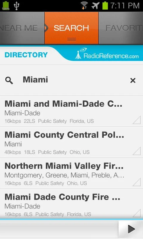 XiiaLive - Radio Reference screenshot